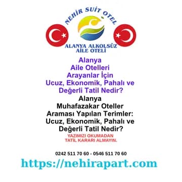 <p>Ucuz tatil neden pahalıya patlar? Alanya'da ekonomik, pahalı ve değerli tatilin farkını Nehir Suit Otel şeffaflığıyla okuyun.</p>