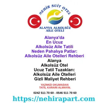 <div><strong></strong>Alanya Damlataş'ta 19 yıl: en ucuz tatil cazibesinin gizli kalemleri, klima Wi-Fi içecek otopark gerçeği Nehir Suit Otel şeffaf tarife rehberi.</div>