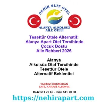 Alanya Tesettür Otele Alternatif Çocuk Dostu Suit Apart Otel: Hanım Saati 🏠