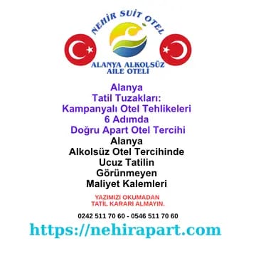 Alanya Damlataş'ta 19 yıl: kampanyalı oda fiyatı altındaki hijyen, mutfak, havuz ve ek hizmet kalemleri için Nehir Suit Otel kontrol rehberi.