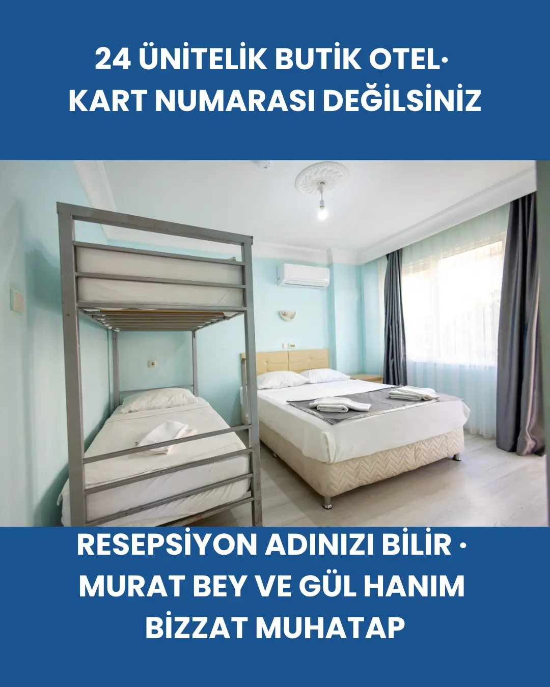 4 Kişi Yatak Odasında + 4 Kişi Salonda. Ara Kapı İle Mahremiyet Garanti