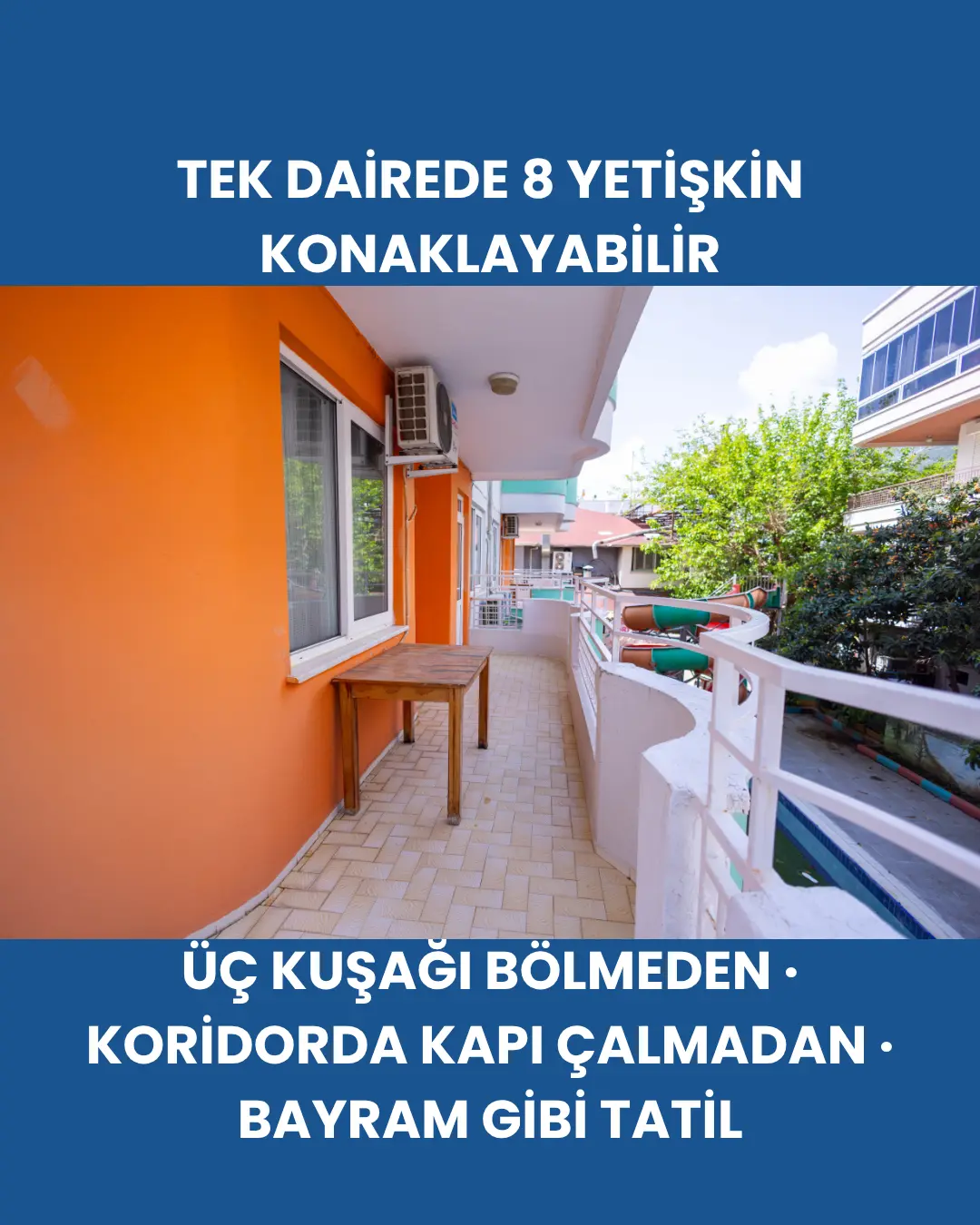 Bütün Ailenizle Alanya, Kale ve Deniz Manzarasını Seyredeceğiniz Geniş Balkonlar